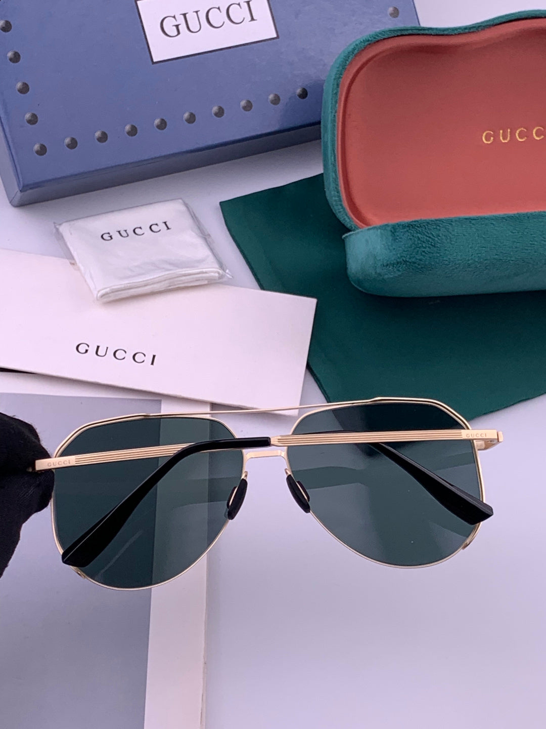 Gucci G7380 Fashion Gold Lens Sunglasses for Men & Women - 486463 - detail image 7