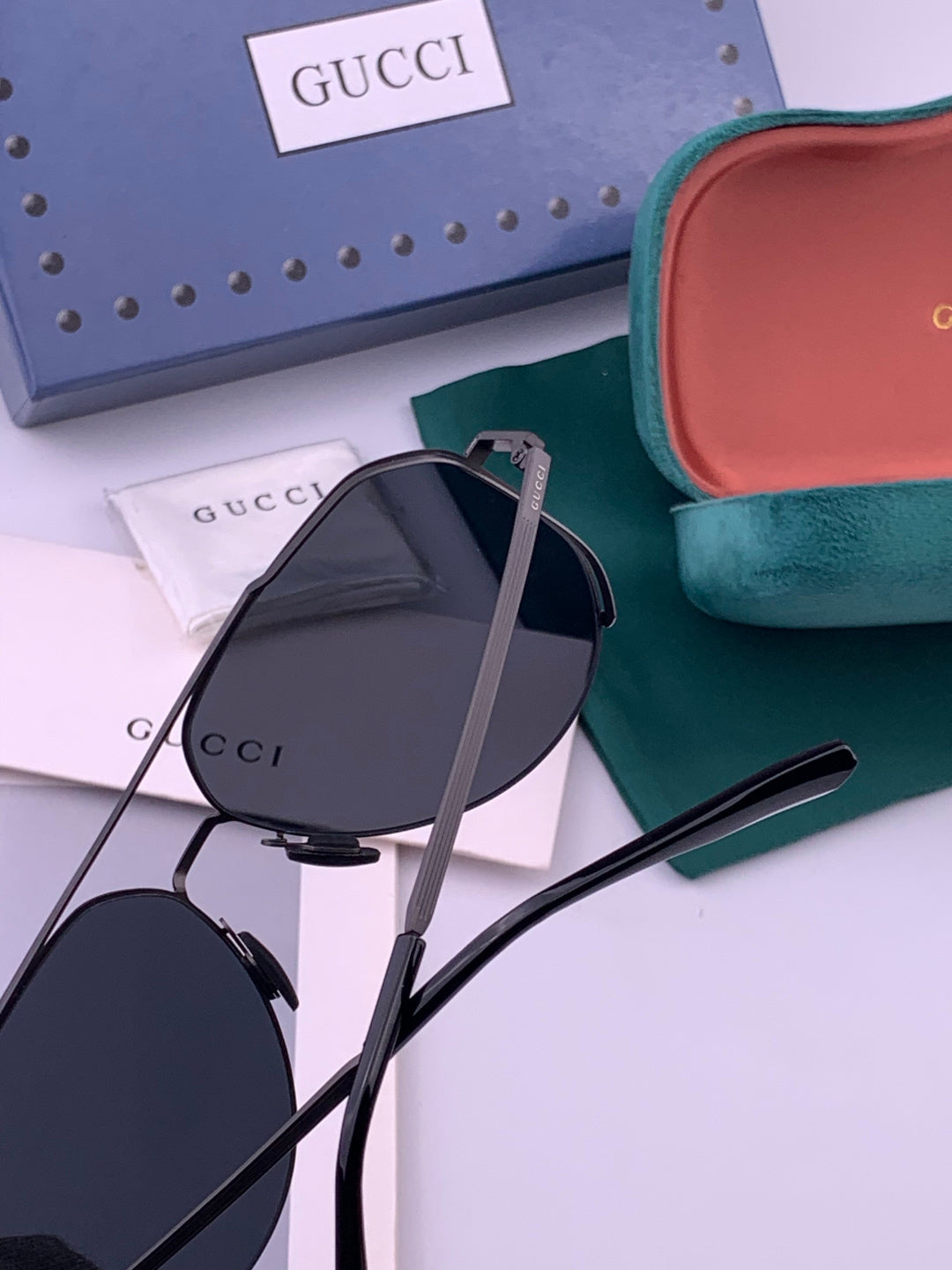 Gucci G7380 Fashion Gold Lens Sunglasses for Men & Women - detail image 3