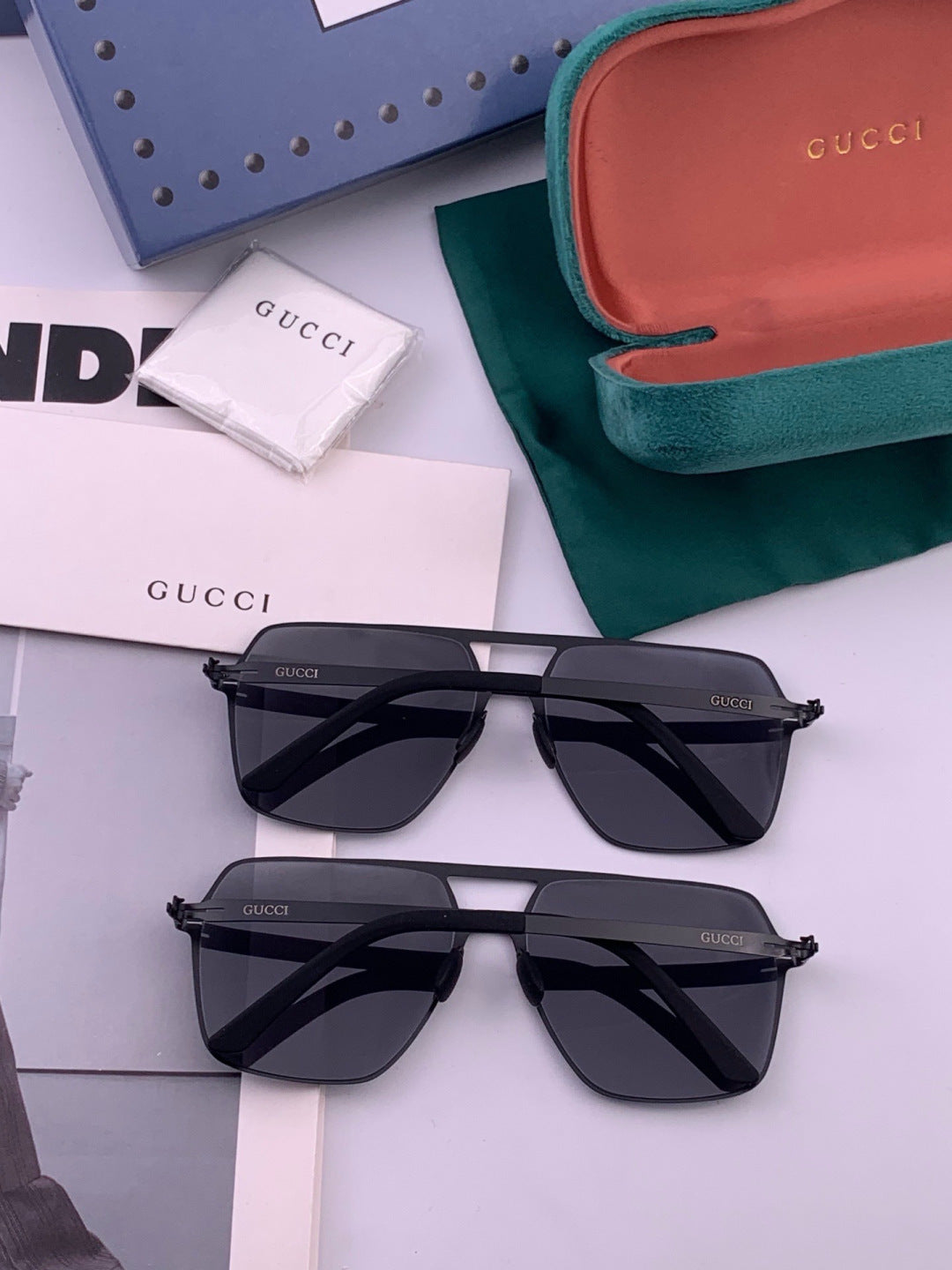 Gucci G3731 Fashion Orange Lens Sunglasses for Men & Women - detail image 6