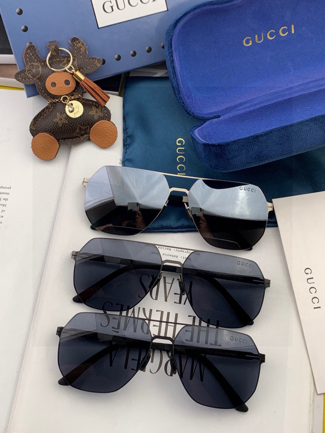 Gucci G7730 Fashion Gray Lens Sunglasses for Men & Women