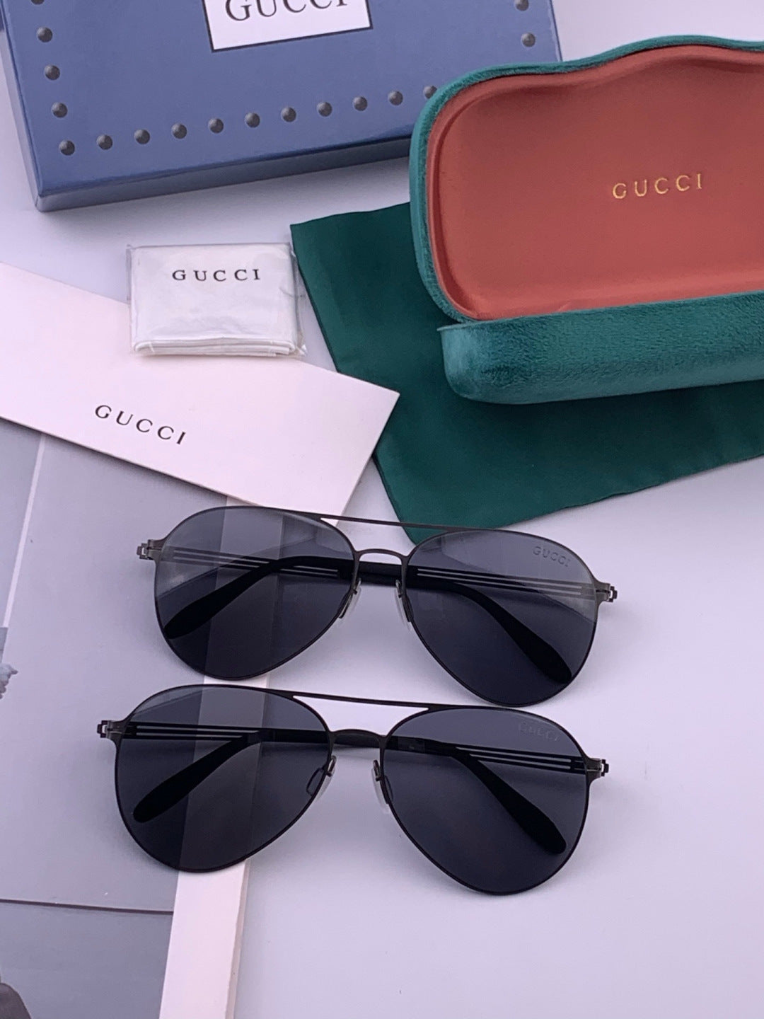 Gucci G5705 Fashion Orange Lens Sunglasses for Men & Women - detail image 7