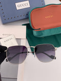 Gucci G6162 Polarized Oversized Black Lens Sunglasses for Men & Women