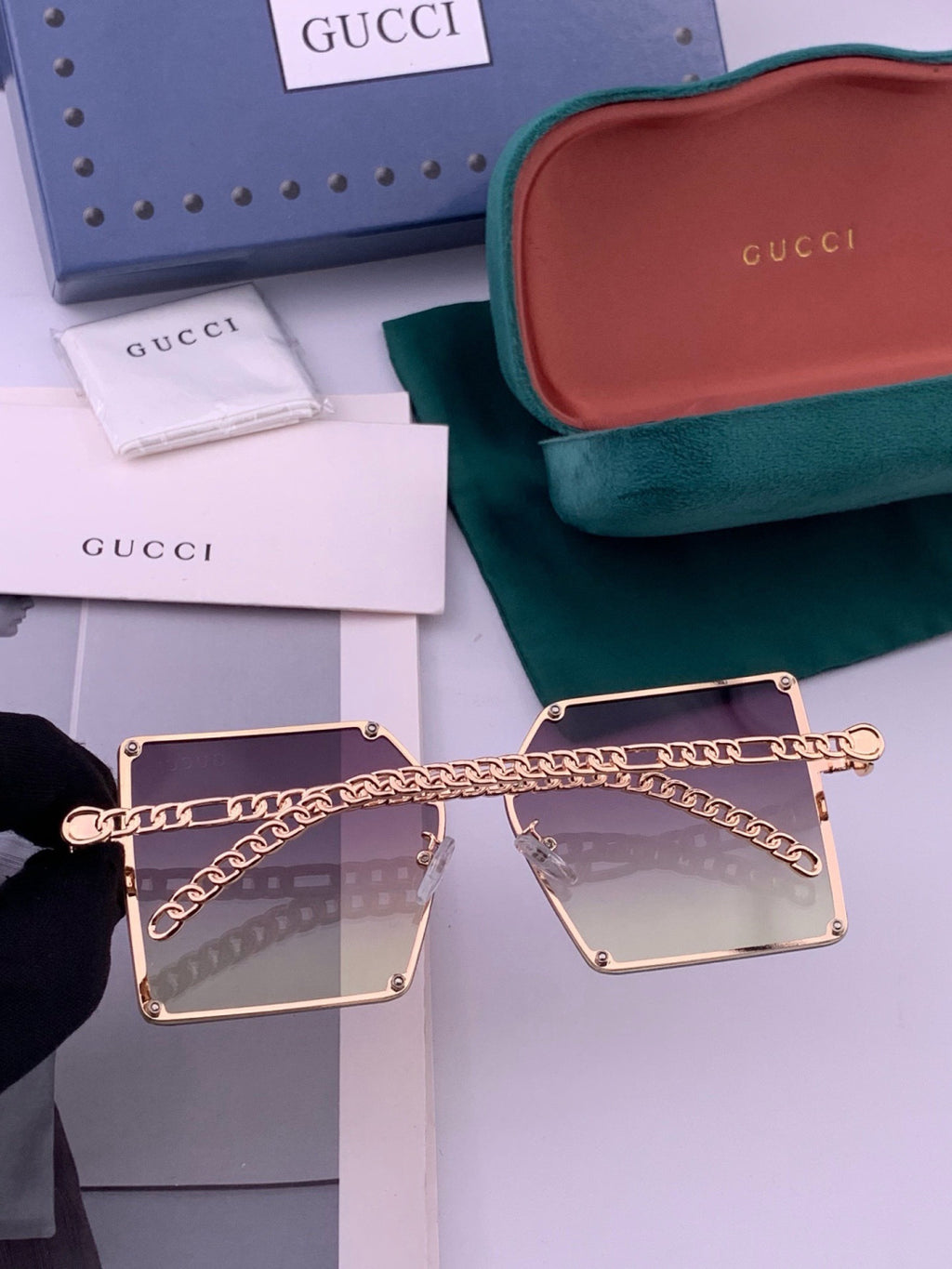 Chanel CH322 Lightweight Rimless Black Lens Sunglasses for Women - detail image 5