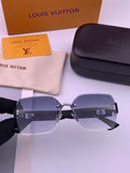 Louis Vuitton L9261 Square Black Lens Sunglasses for Men & Women - 486178