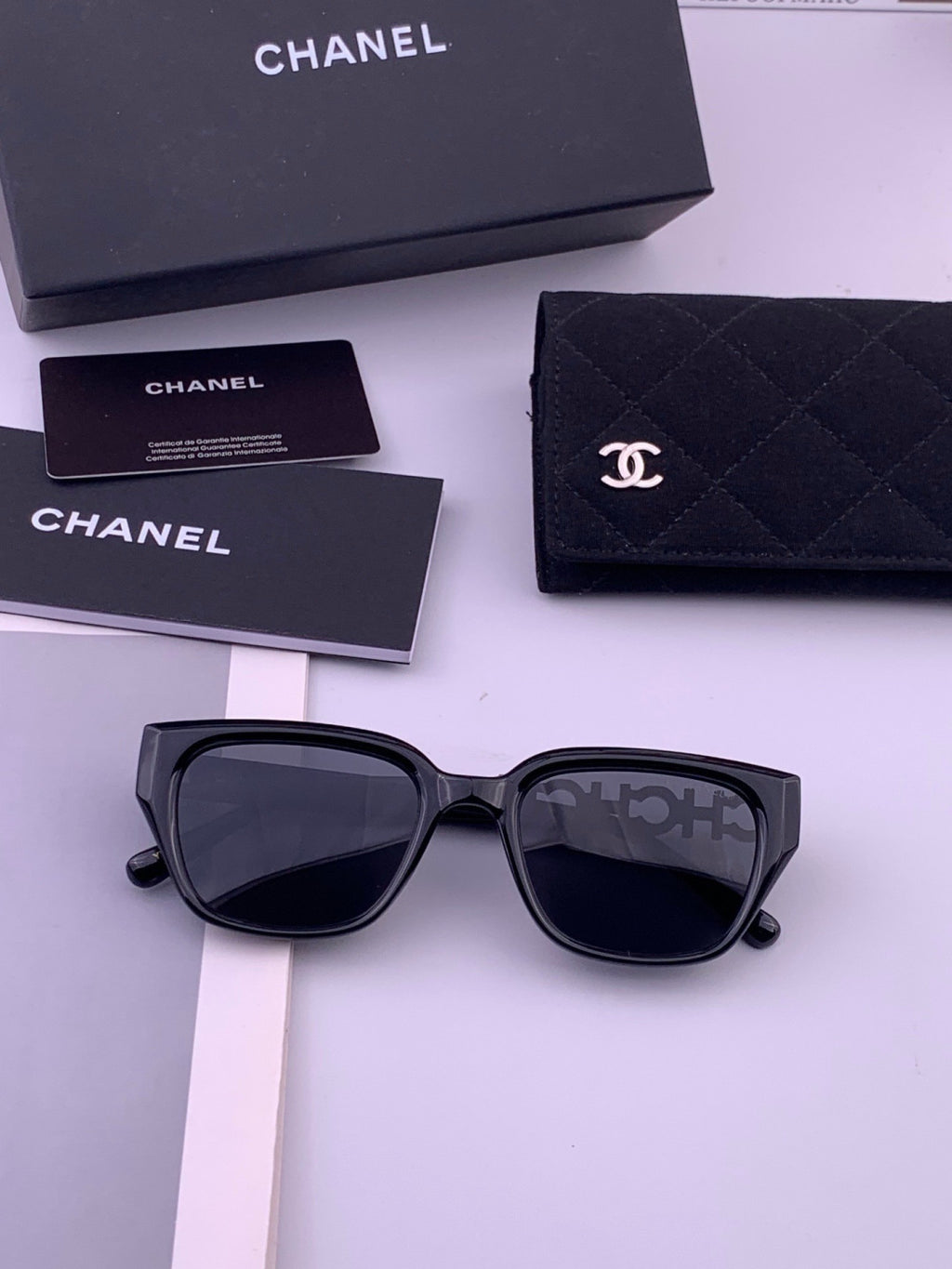 Chanel CH2994 Polarized Round Black Lens Sunglasses for Women - detail image 7