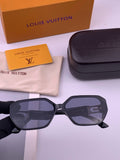 Louis Vuitton L17001 Square Black Lens Sunglasses for Women