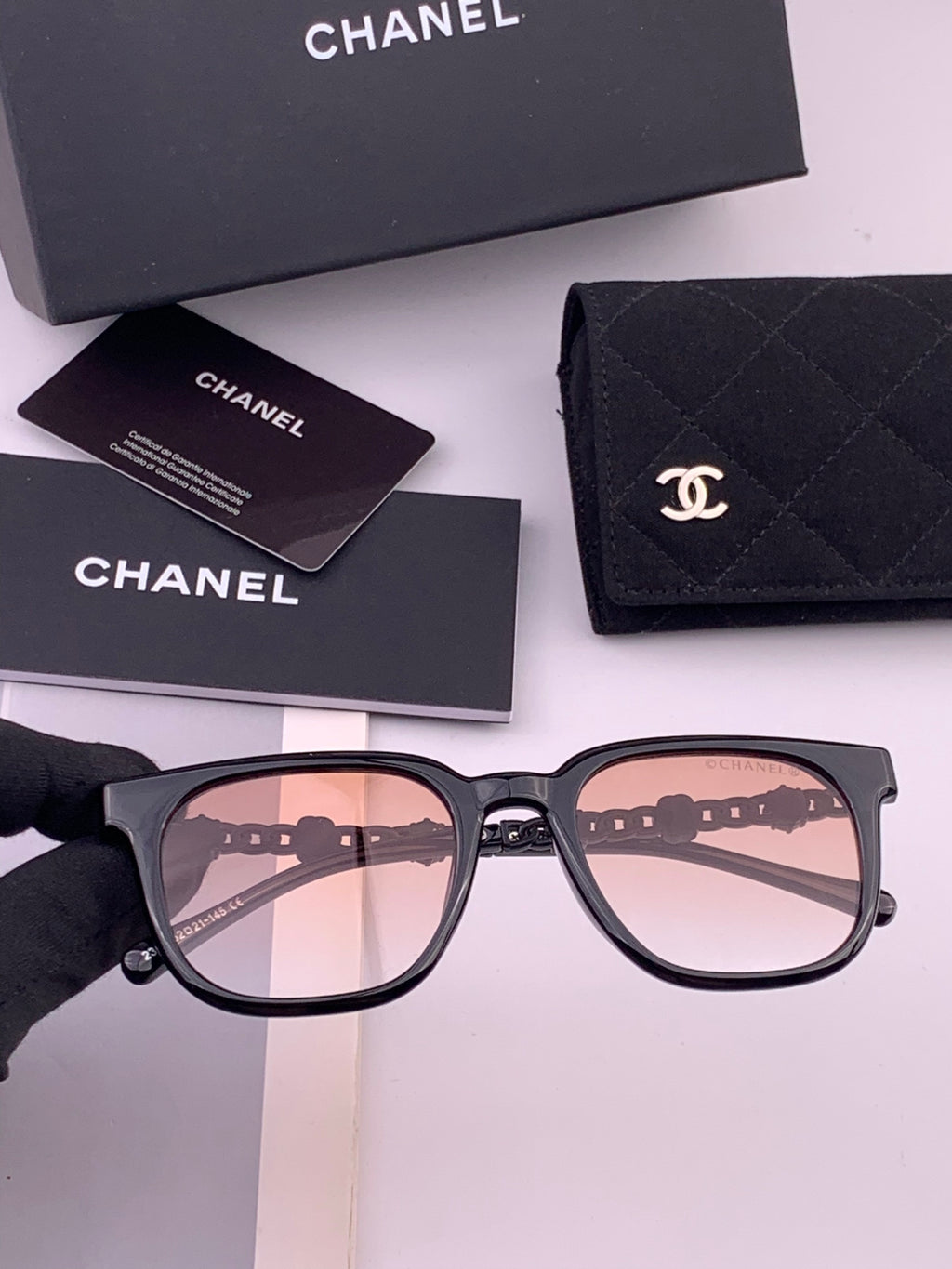 Chanel CH5236 Fashion Brown Lens Sunglasses for Men & Women