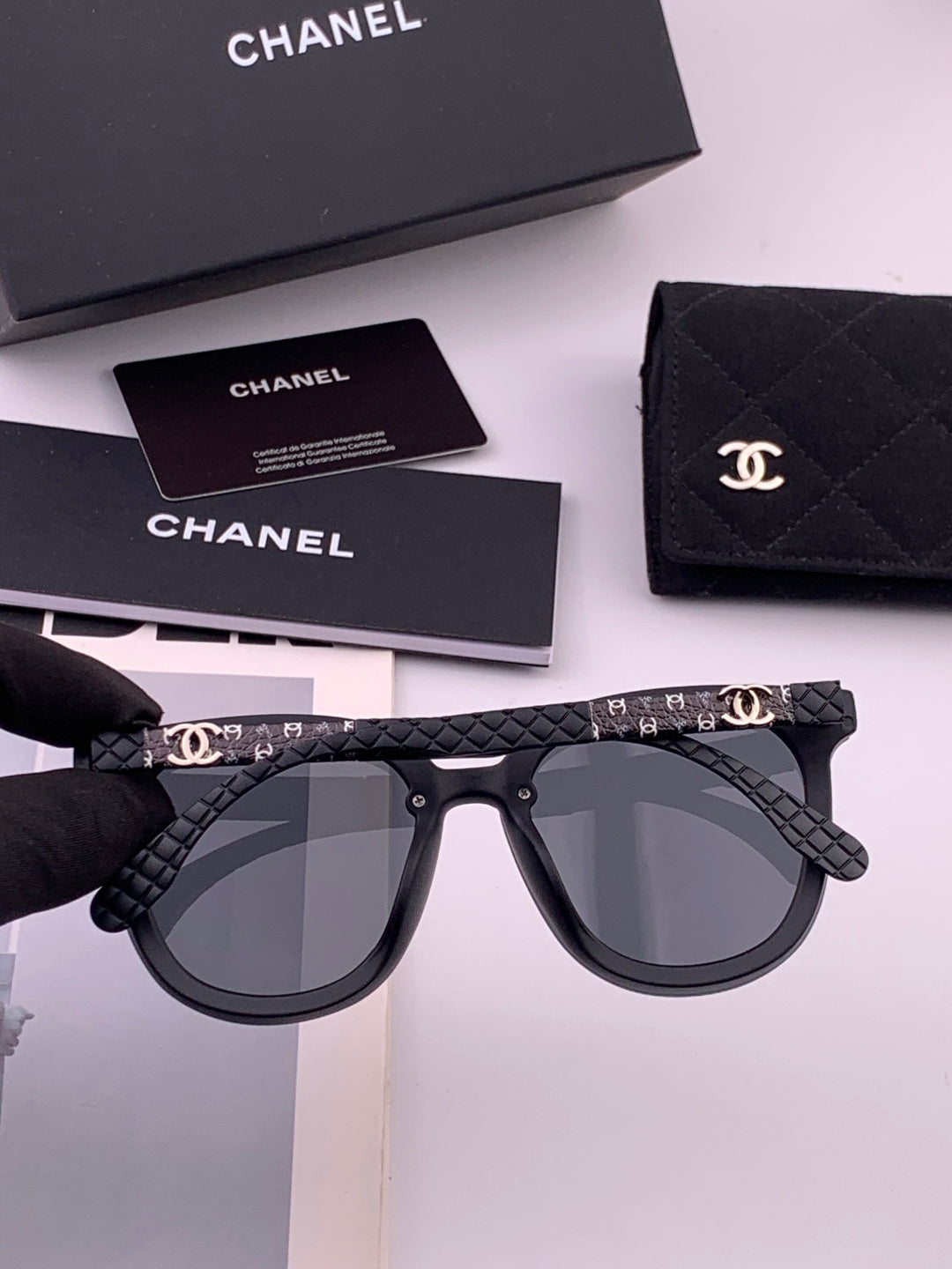 Chanel CH3620 Polarized Square Brown Lens Sunglasses for Men & Women - 486593 - detail image 6