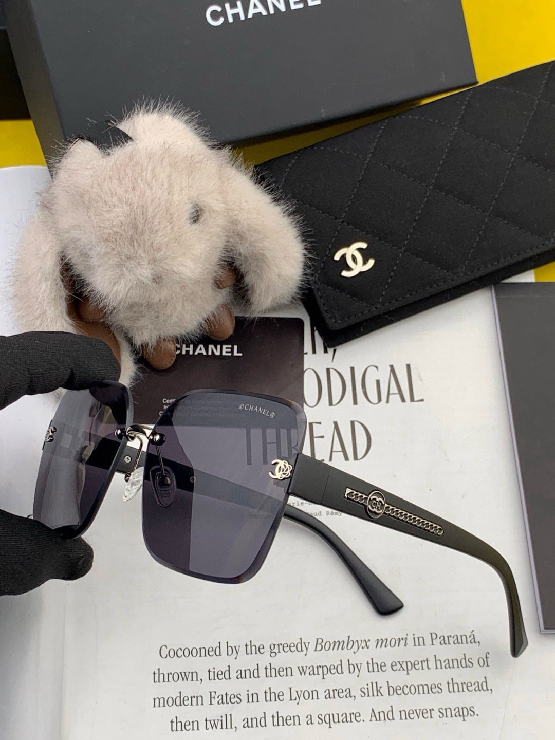 Chanel CH0551 Fashion Brown Lens Sunglasses for Men & Women - detail image 5