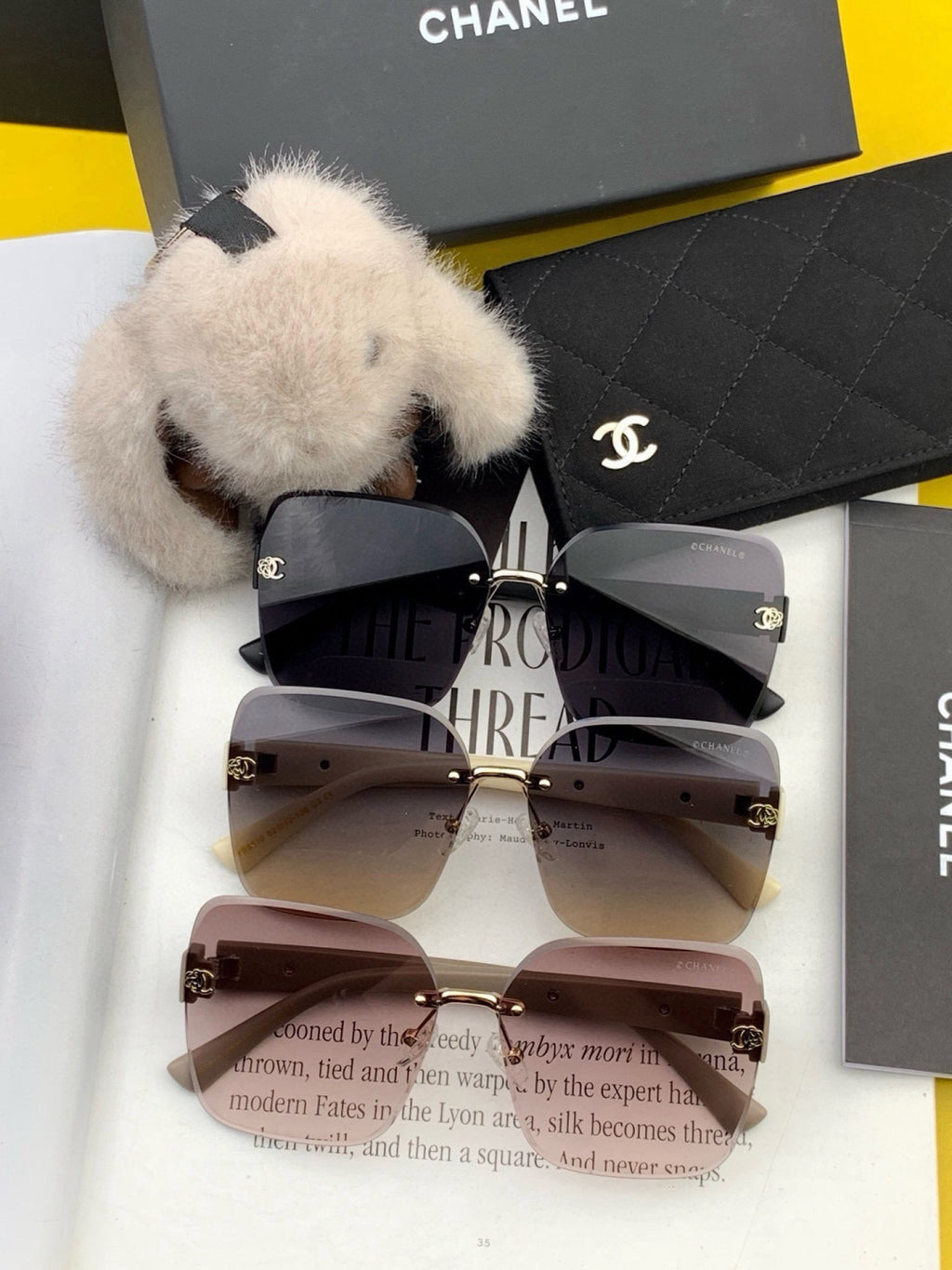 Chanel CH0551 Fashion Brown Lens Sunglasses for Men & Women - detail image 7