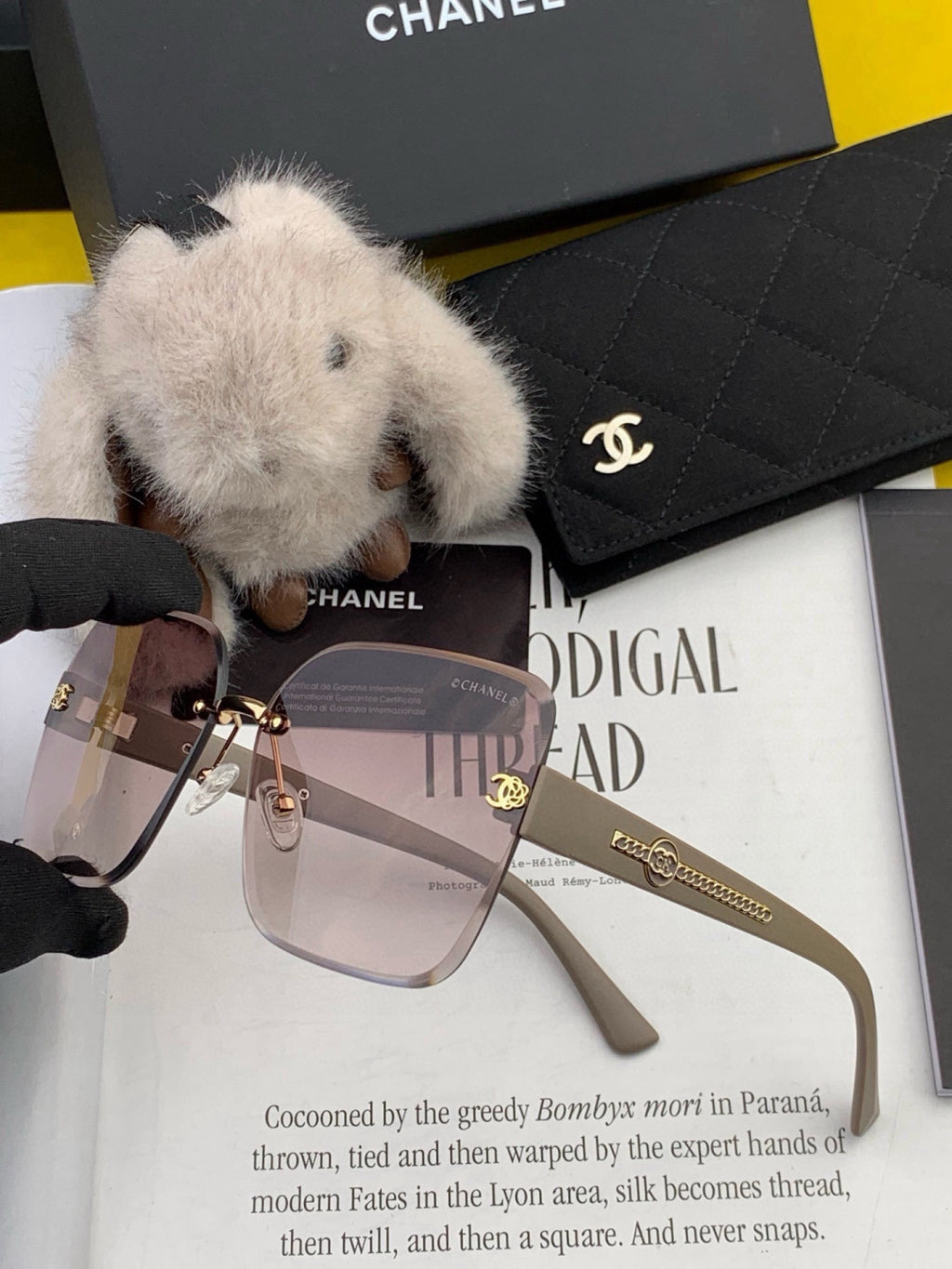 Chanel CH0551 Fashion Brown Lens Sunglasses for Men & Women - detail image 6