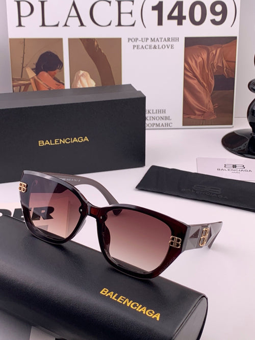 Balenciaga BL1350 Metal Fashion Black Lens Sunglasses for Men & Women - detail image 2