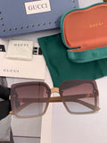 Gucci G9222 Polarized Square Gold Lens Sunglasses for Men & Women