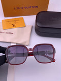 Louis Vuitton 2614 Polarized Square Gold Lens Sunglasses for Men & Women
