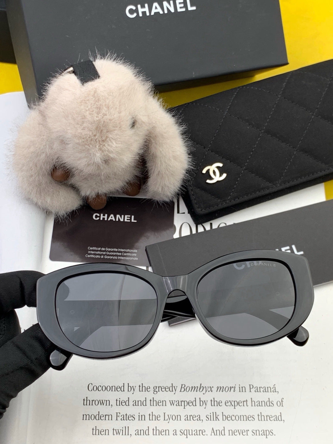 Chanel CH3991 Polarized Round Silver Lens Sunglasses for Women