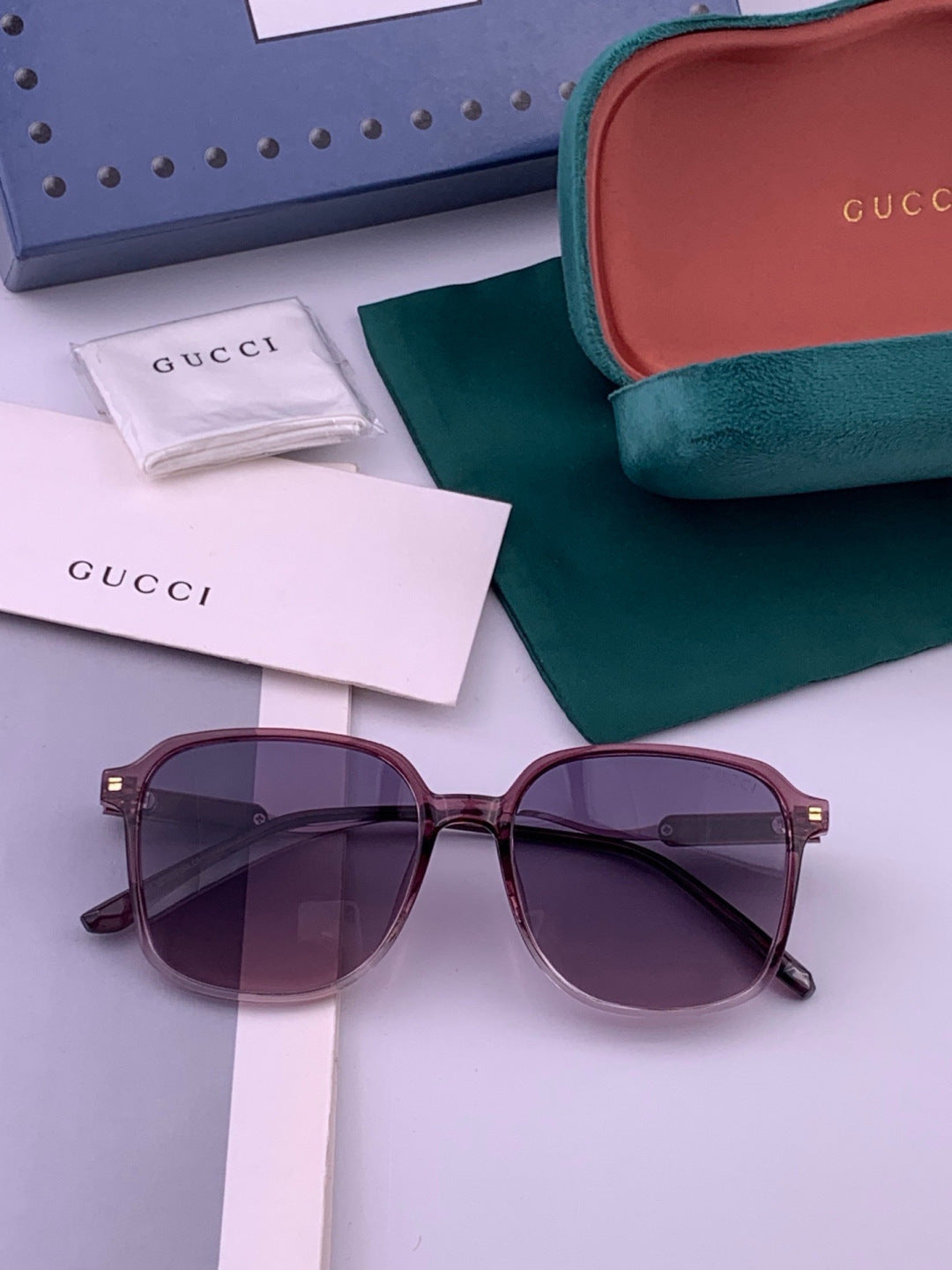 Gucci G7231 Metal Fashion Red Lens Sunglasses for Men & Women - 486364 - detail image 7