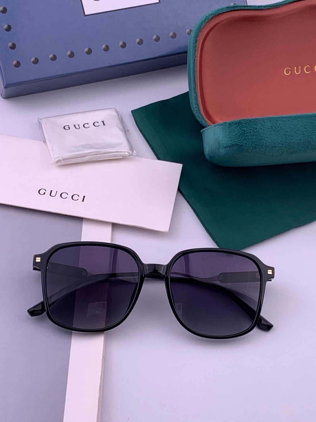 Gucci G7231 Metal Fashion Brown Lens Sunglasses for Men & Women - detail image 7
