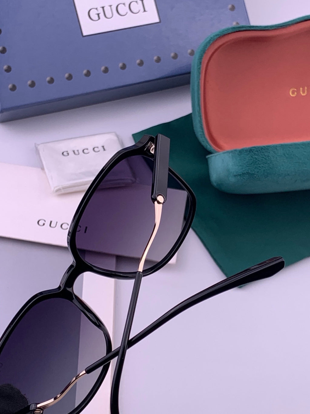 Gucci G7231 Metal Fashion Brown Lens Sunglasses for Men & Women - detail image 3