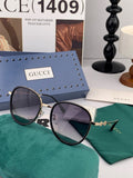 Gucci G2211 Round Red Lens Sunglasses for Men & Women