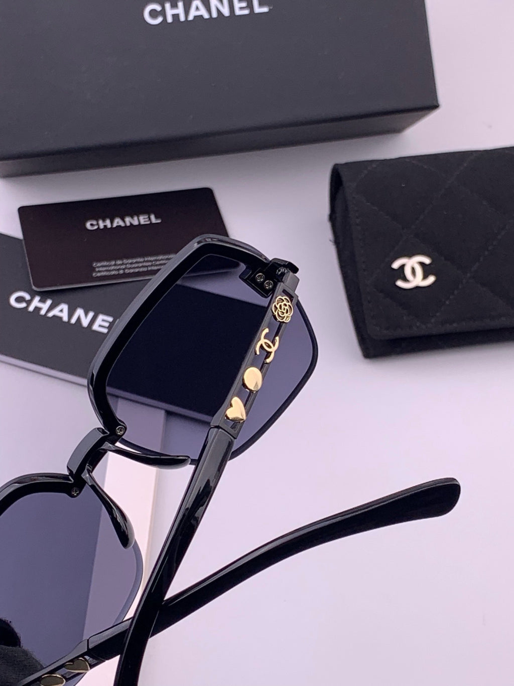 Chanel CH67000 Fashion Black Lens Sunglasses for Men & Women - 486579 - detail image 4