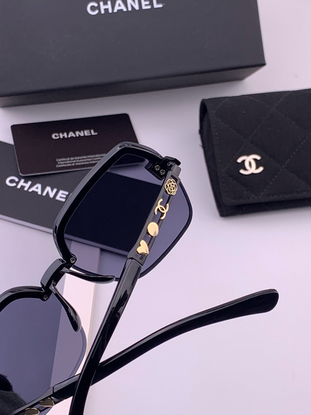 Chanel CH67000 Fashion Black Lens Sunglasses for Men & Women - 486579 - detail image 4