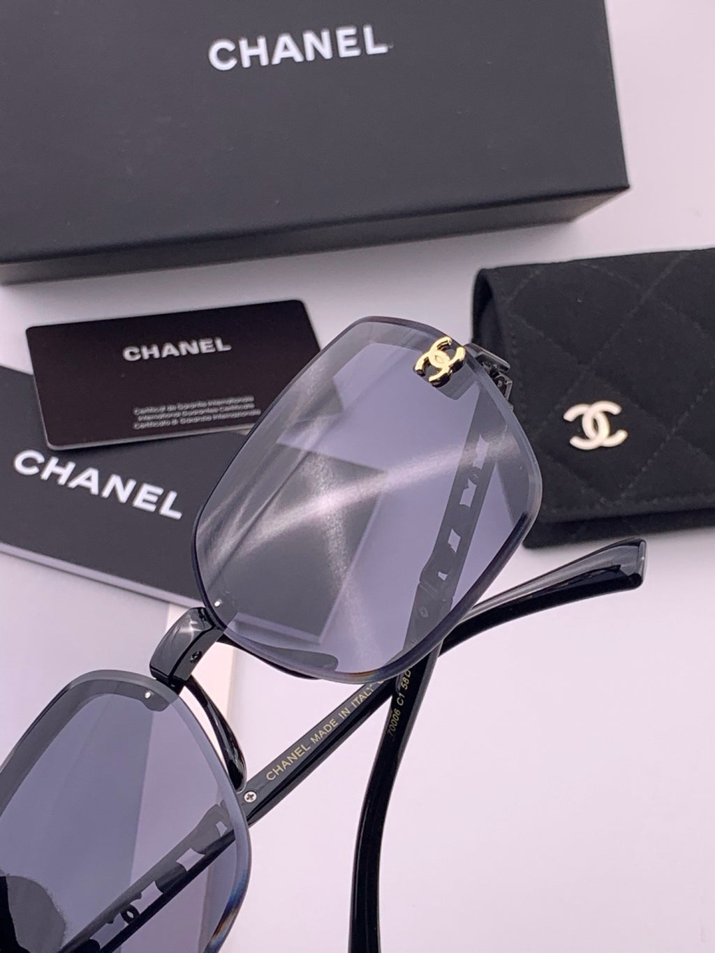 Chanel CH67000 Fashion Black Lens Sunglasses for Men & Women - 486579 - detail image 6