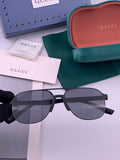 Gucci G2807 Polarized Aviator Black Lens Sunglasses for Men