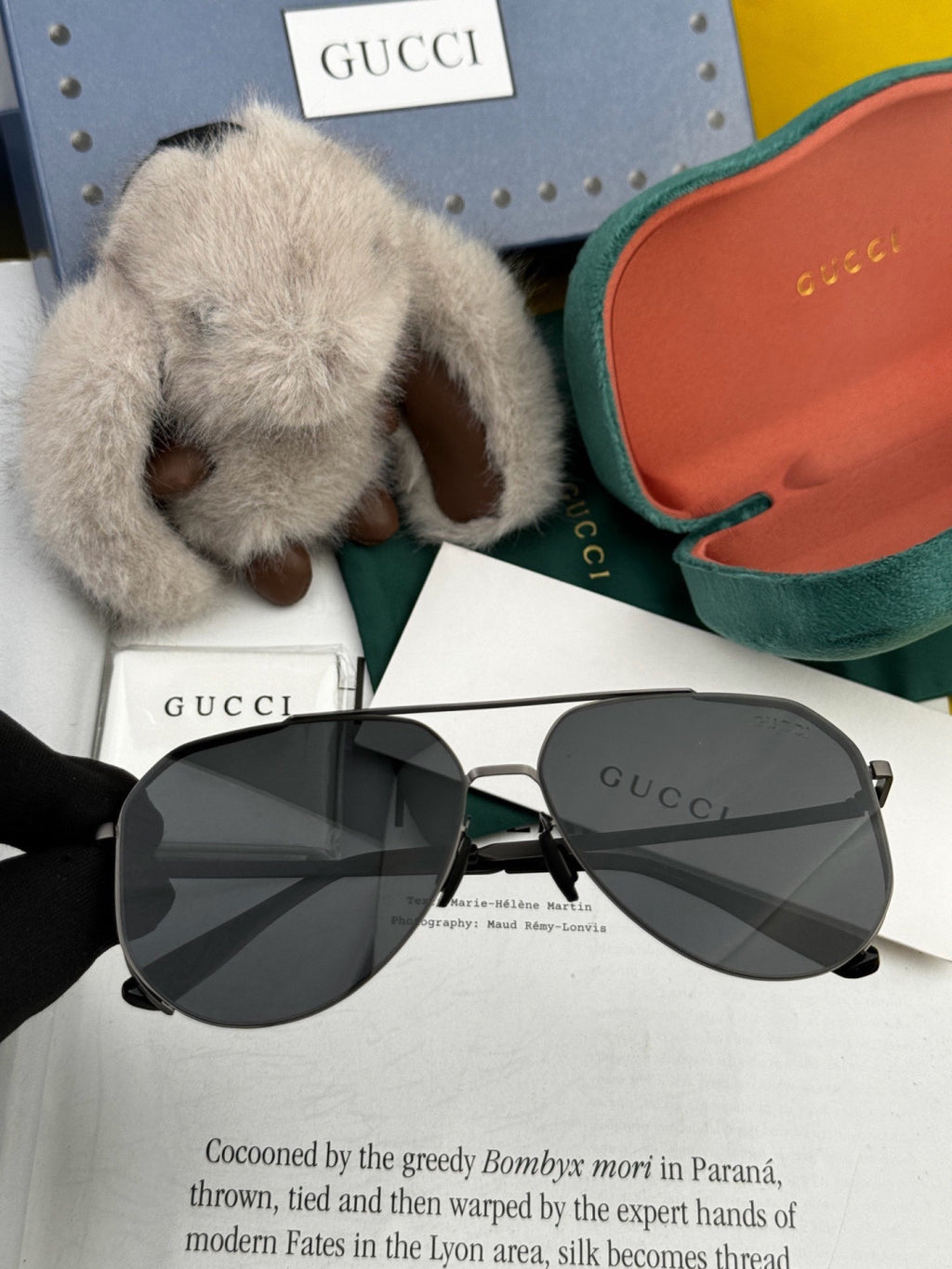 Gucci G7380 Fashion Pink Lens Sunglasses for Men & Women - detail image 3