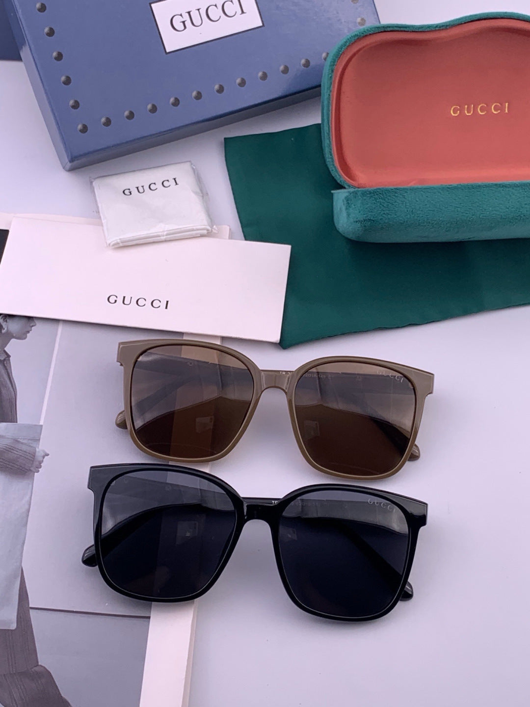 Gucci G92039 Polarized Fashion Gold Lens Sunglasses for Women - detail image 7