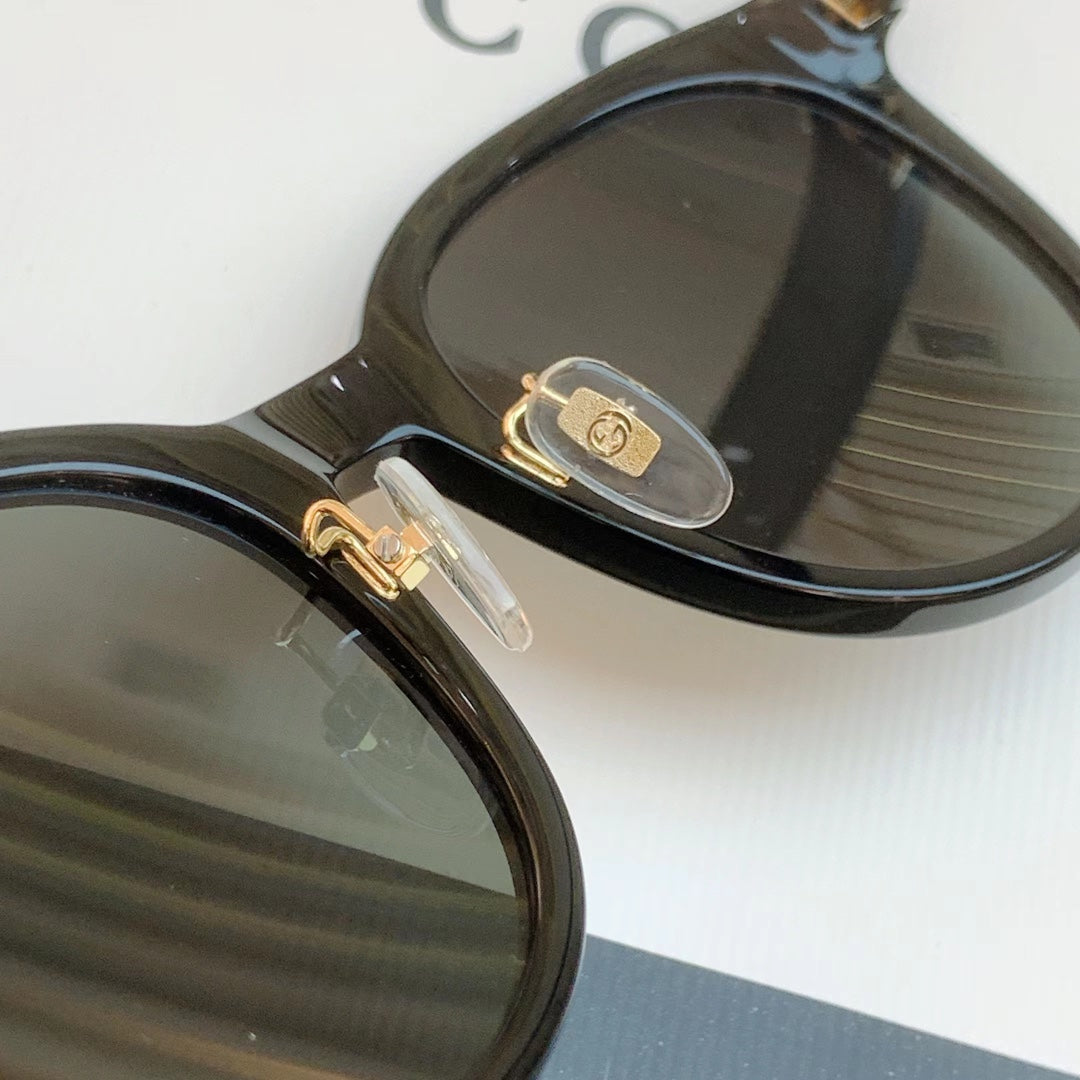 Gucci GG1073 Acetate Cat-Eye Black Lens Sunglasses for Men & Women - 431468 - detail image 5