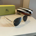 Burberry Fashion Gold Lens Sunglasses for Men & Women - 432420