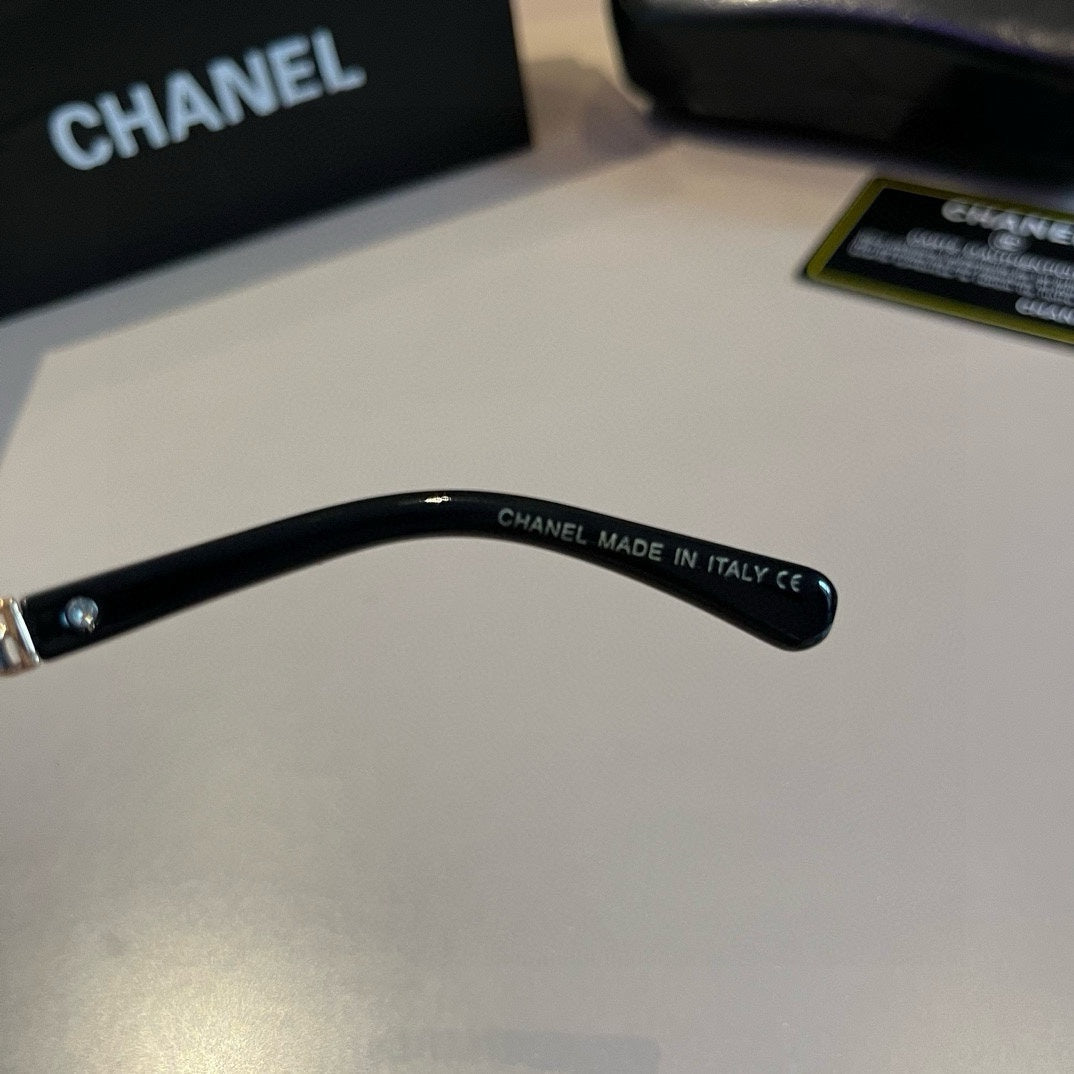 Chanel Square Black Lens Sunglasses for Men & Women - 486692 - detail image 8