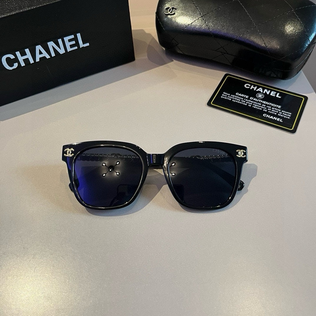 Chanel Square Black Lens Sunglasses for Men & Women - 486692 - detail image 6