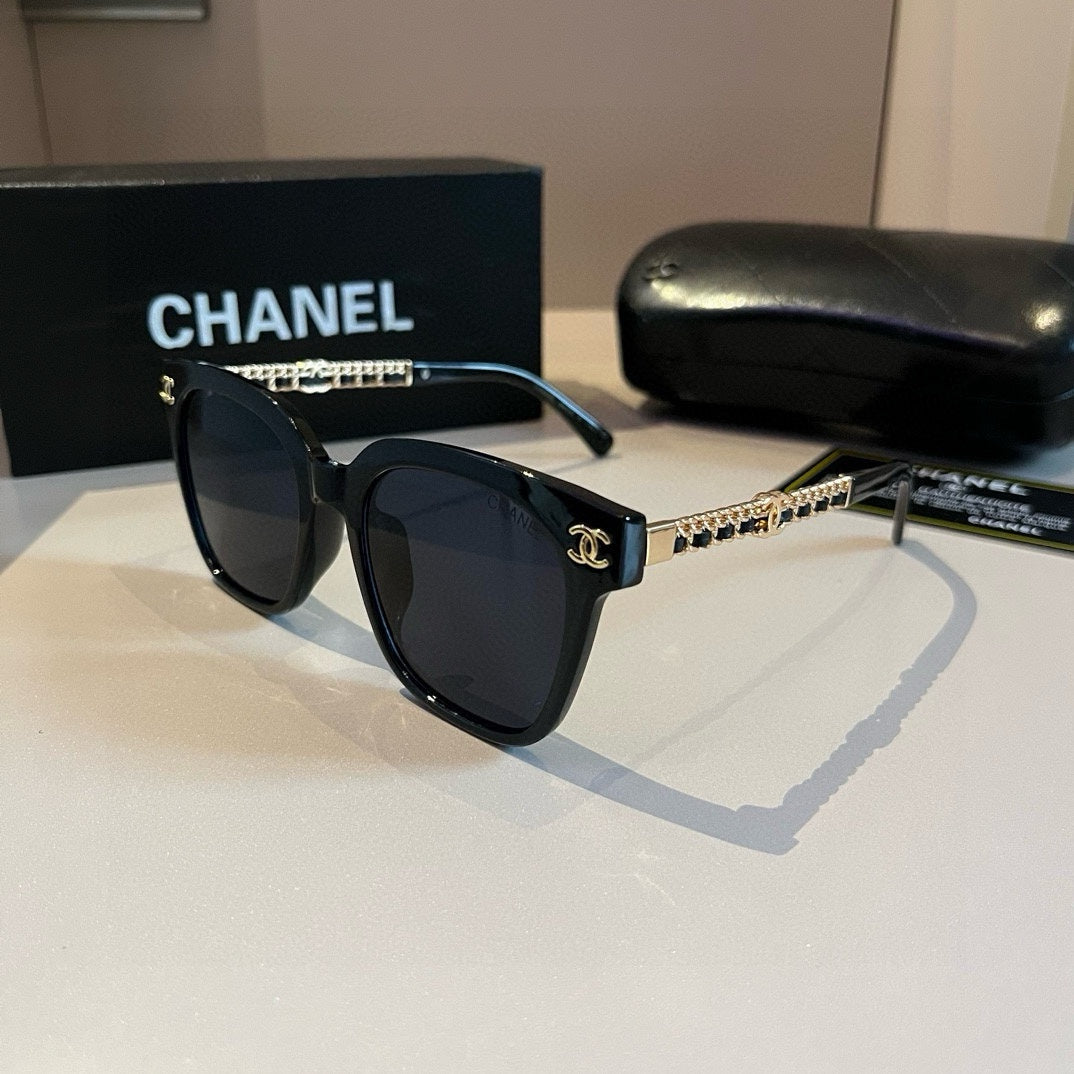 Chanel Square Black Lens Sunglasses for Men & Women - 486692 - detail image 3