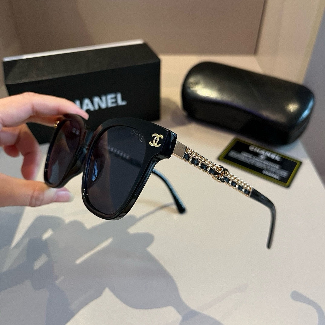 Chanel Square Black Lens Sunglasses for Men & Women - 486692 - detail image 4