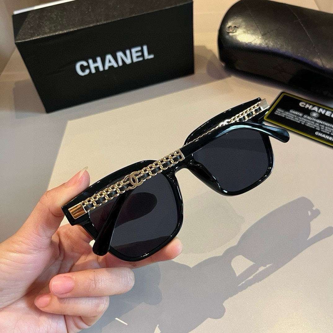 Chanel Square Black Lens Sunglasses for Men & Women - 486692 - detail image 5