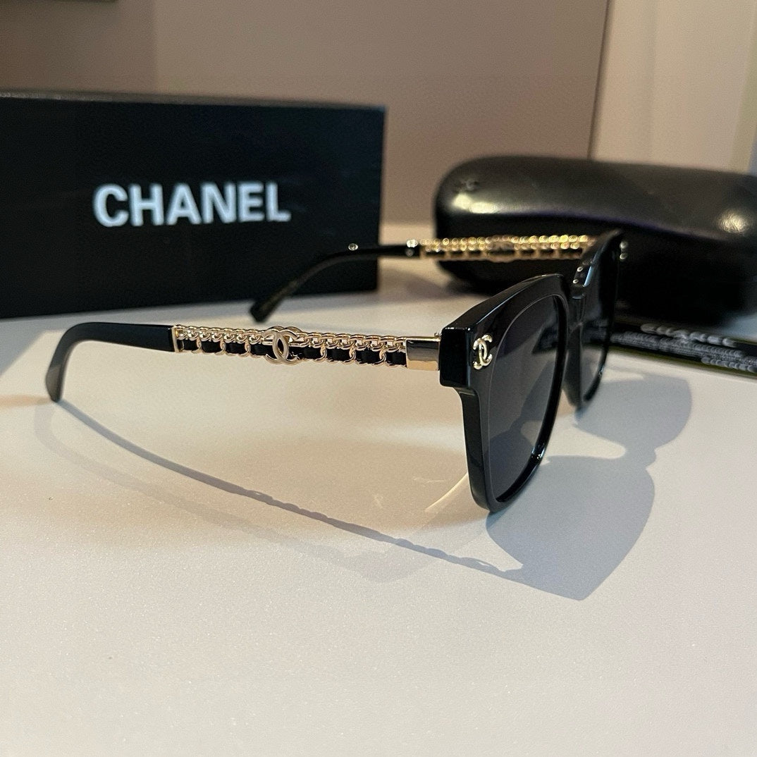 Chanel Square Black Lens Sunglasses for Men & Women - 486692 - detail image 2
