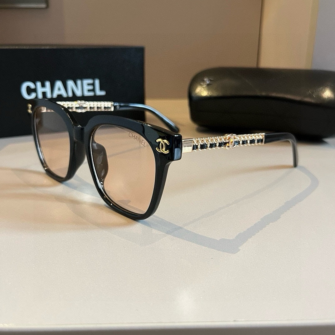 Chanel Blue-Light Fashion Gold Lens Sunglasses for Men & Women - detail image 2