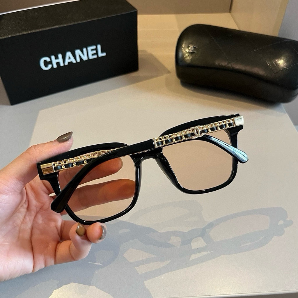 Chanel Blue-Light Fashion Gold Lens Sunglasses for Men & Women - detail image 5