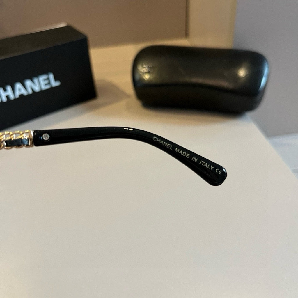 Chanel Blue-Light Fashion Gold Lens Sunglasses for Men & Women - detail image 8