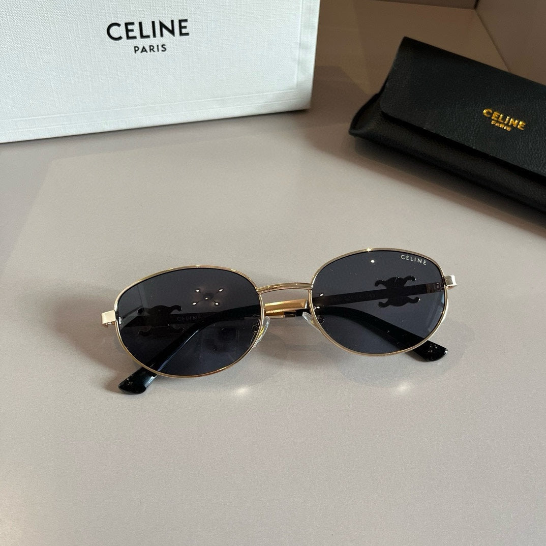 Celine Cat-Eye Silver Lens Sunglasses for Men & Women - 998060 - detail image 5