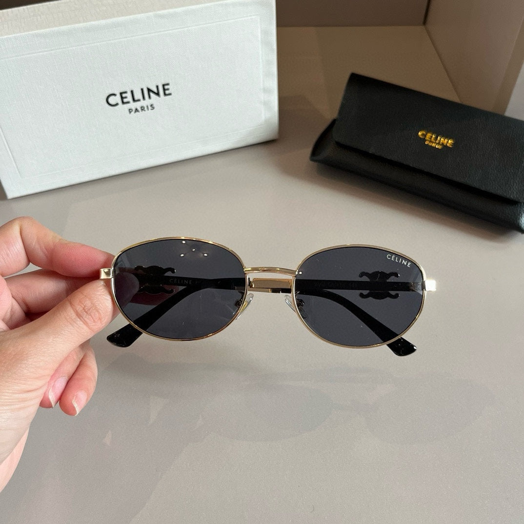 Celine Cat-Eye Silver Lens Sunglasses for Men & Women - 998060 - detail image 4
