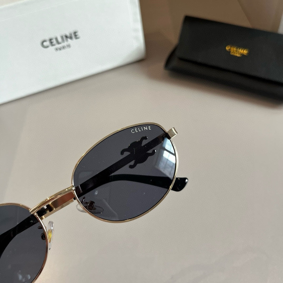 Celine Cat-Eye Silver Lens Sunglasses for Men & Women - 998060 - detail image 6