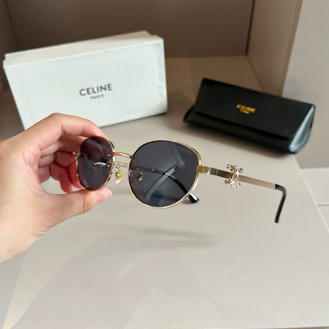 Celine Cat-Eye Silver Lens Sunglasses for Men & Women - 998060 - detail image 3