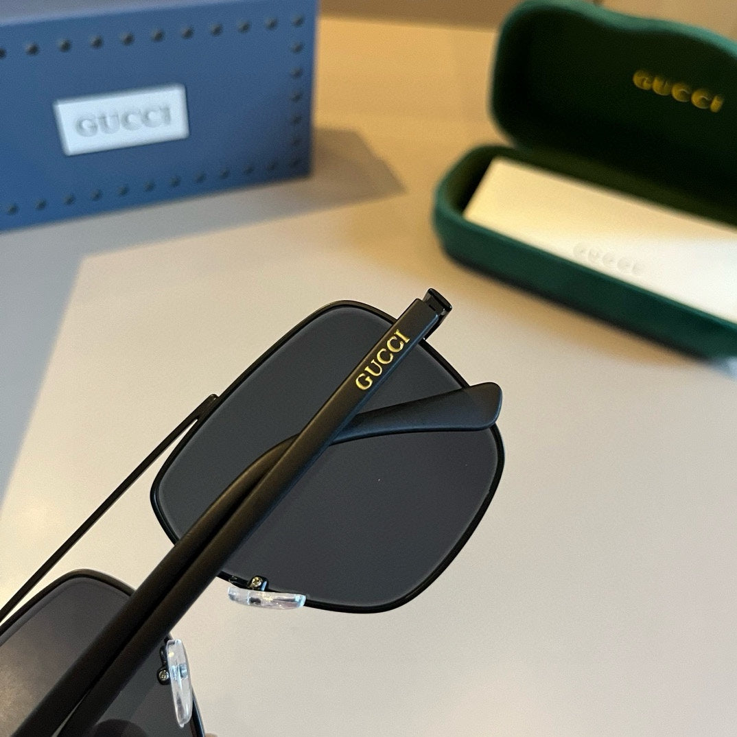 Gucci Metal Aviator Gold Lens Sunglasses for Men & Women - 486337 - detail image 7