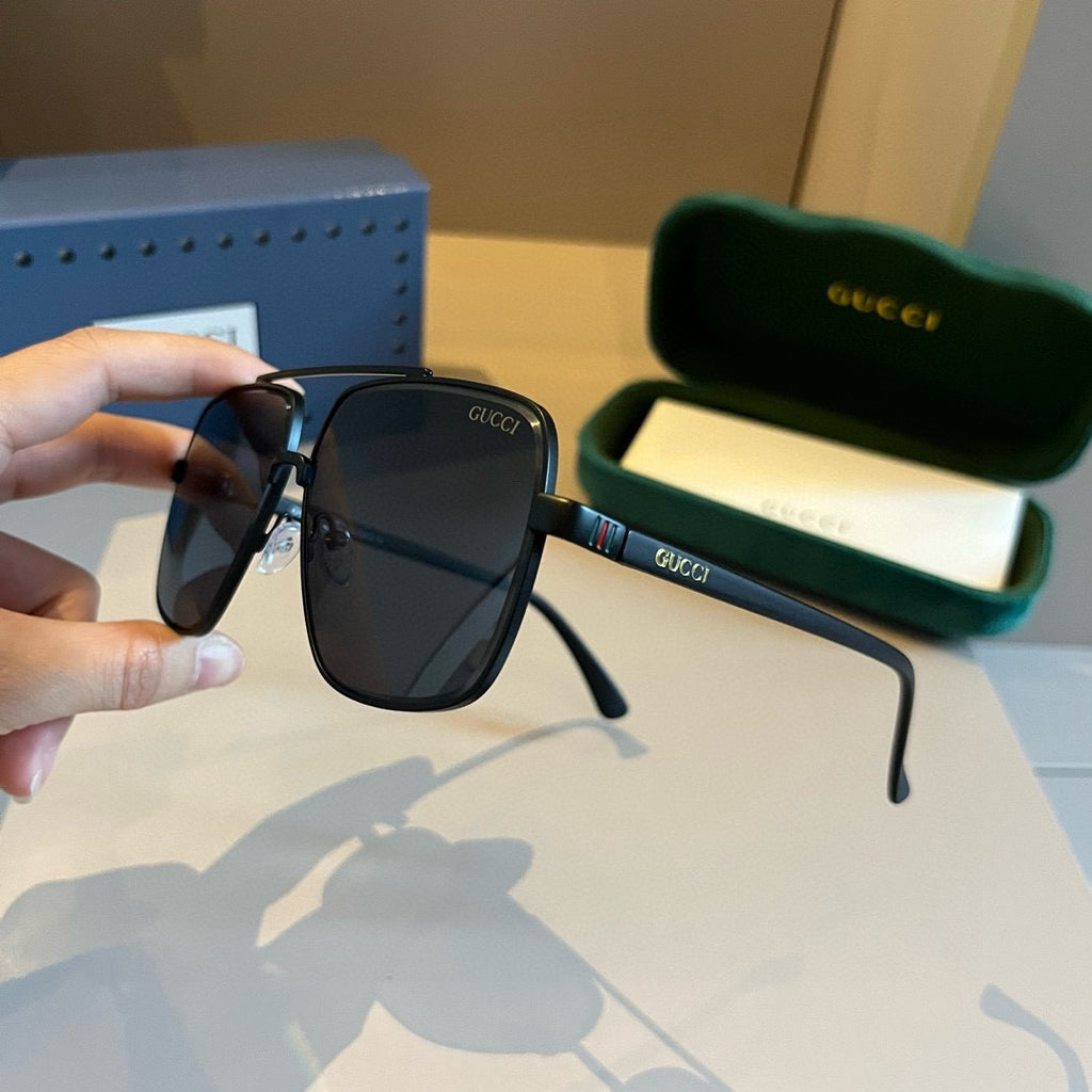 Gucci Metal Aviator Gold Lens Sunglasses for Men & Women - 486337 - detail image 4