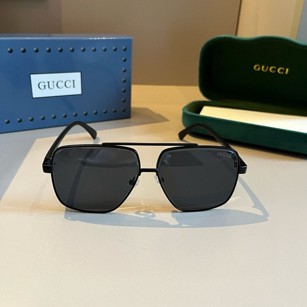 Gucci Metal Aviator Gold Lens Sunglasses for Men & Women - 486337 - detail image 2