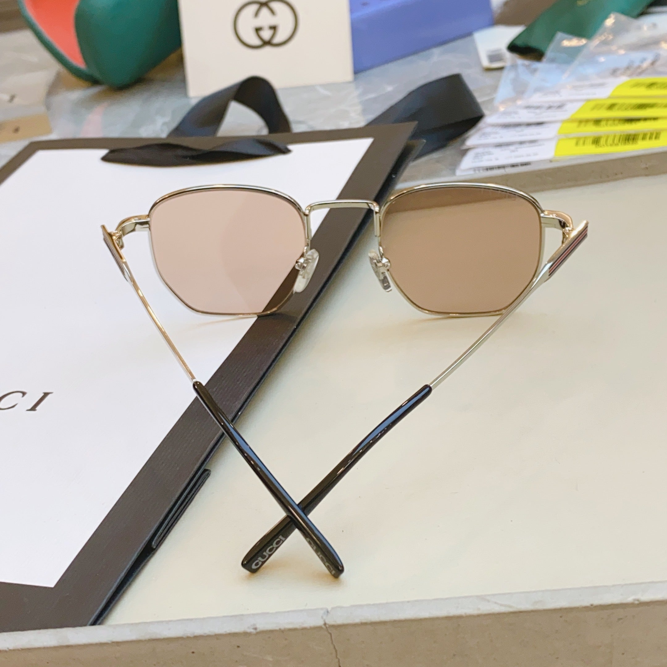 Gucci GG1878O Fashion Black Lens Sunglasses for Men & Women - detail image 8