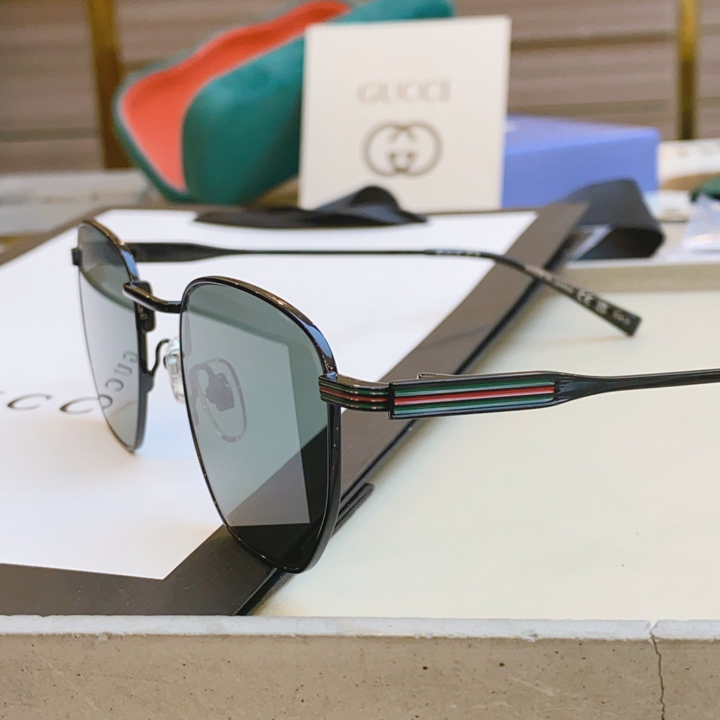 Gucci GG1878O Fashion Gray Lens Sunglasses for Men & Women - 431385 - detail image 7