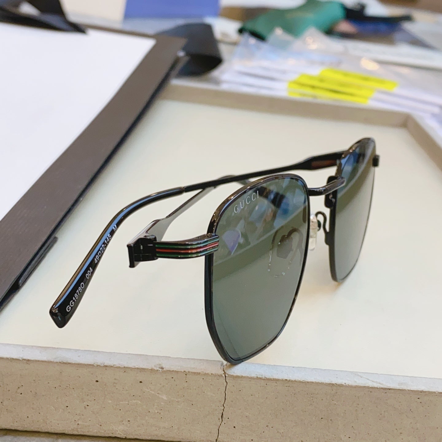 Gucci GG1878O Fashion Gray Lens Sunglasses for Men & Women - 431385 - detail image 8